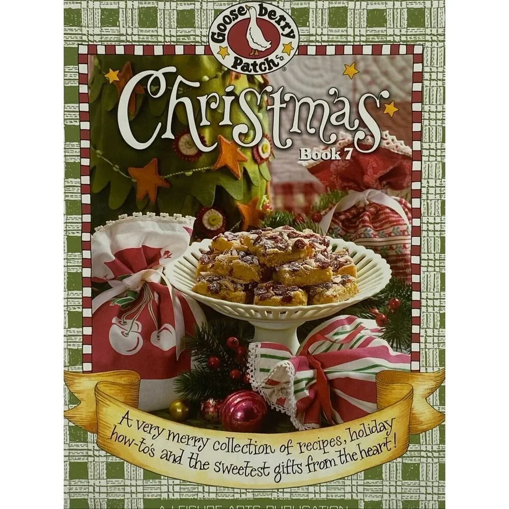 Gooseberry Patch Christmas Book 7 Cookbook Holiday Recipes Crafts Hardback